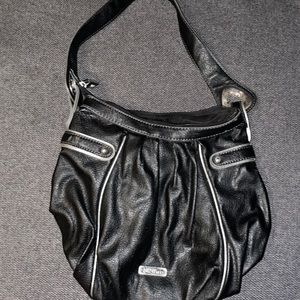 NINE&Co Black faux leather bag